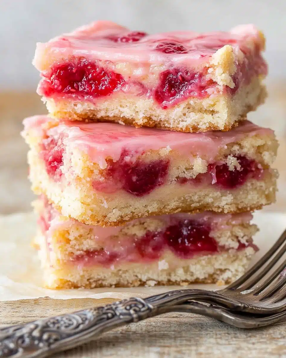 Strawberry Lemon Blondies Recipe