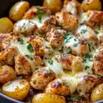 Garlic Parmesan Chicken and Potatoes (One-Pan Dinner) Recipe