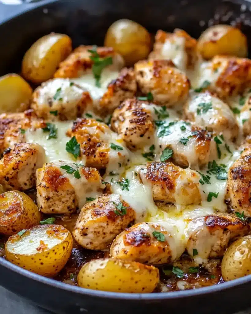 Garlic Parmesan Chicken and Potatoes (One-Pan Dinner) Recipe