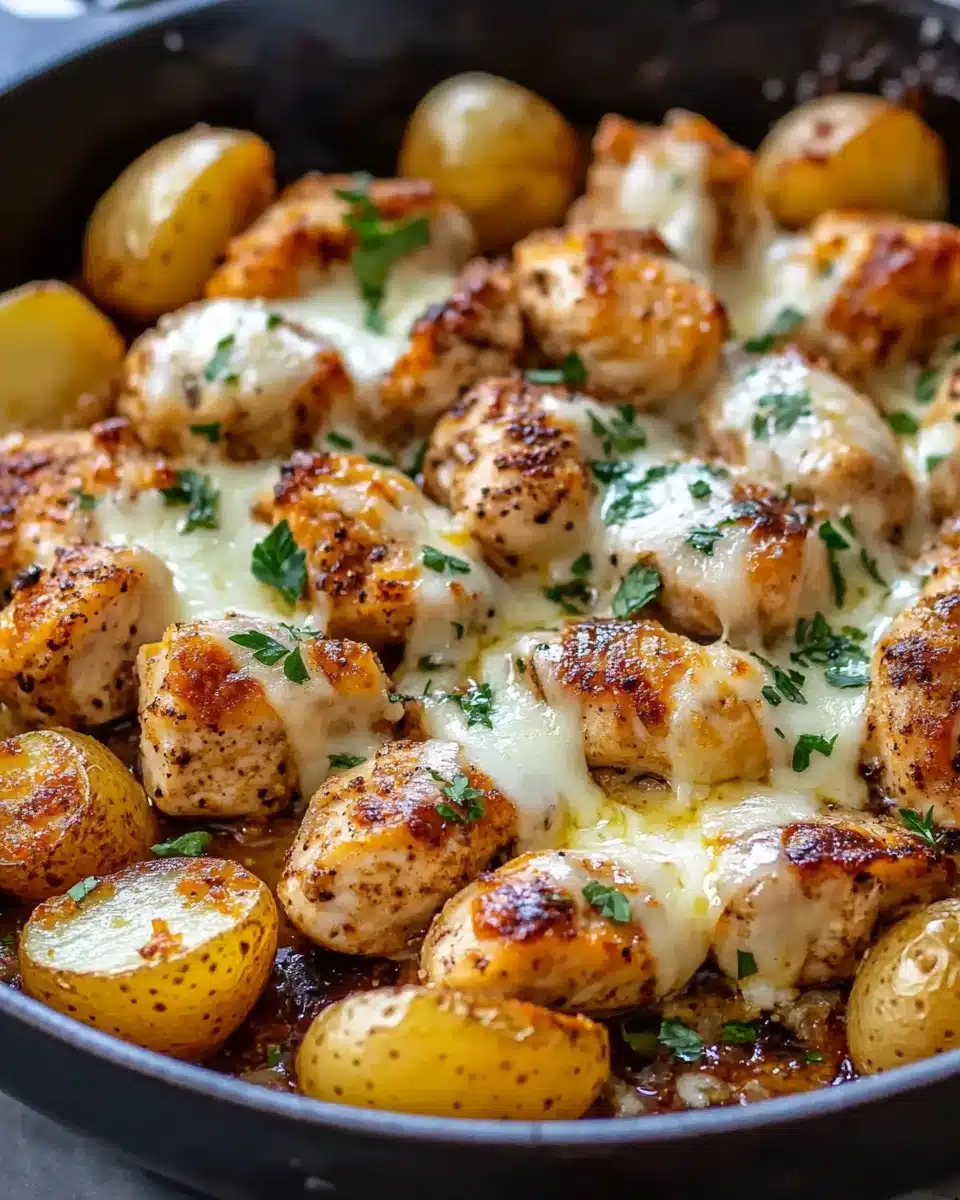 Garlic Parmesan Chicken and Potatoes (One-Pan Dinner) Recipe