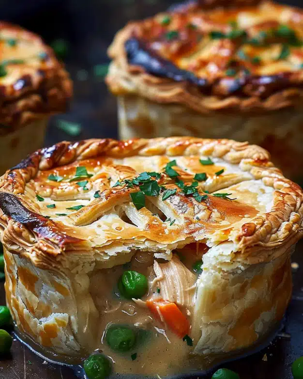 Easy Mini Chicken Pot Pies