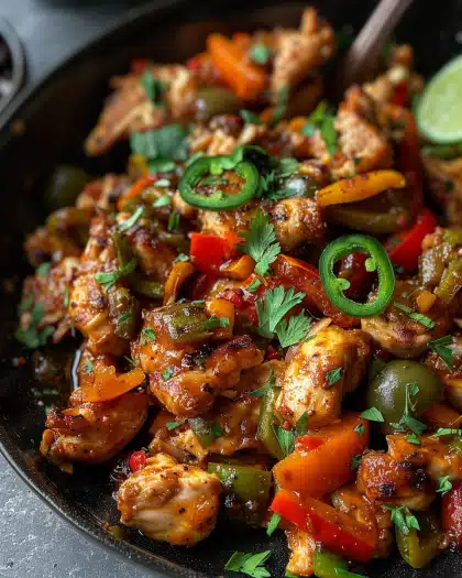 Jalapeno Chicken with Bell Peppers