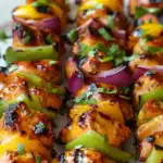 Hawaiian Chicken Pineapple Skewers