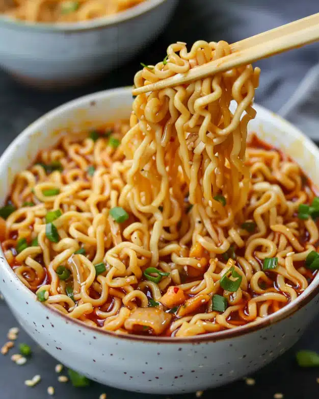Easy Saucy Ramen Noodles (Vegan Recipe)