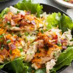 Bacon Ranch Chicken Salad with Cheddar (Low Carb)