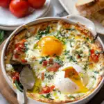 Baked Feta Eggs