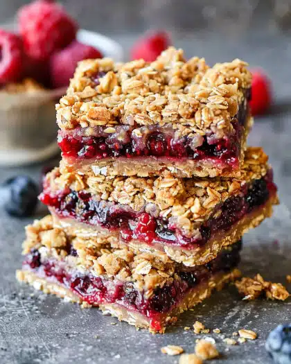 Berry Oat Bars