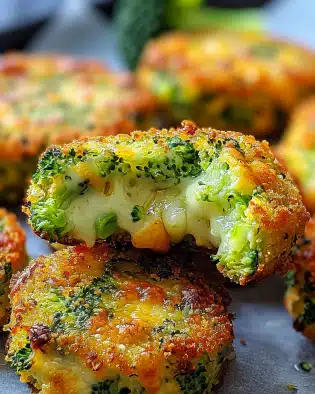 Best Low Carb Crispy Broccoli Cheese Rounds – Easy Keto Snack or Side Dish