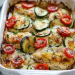 Mediterranean Chicken Zucchini Bake – Healthy, Flavorful & Easy