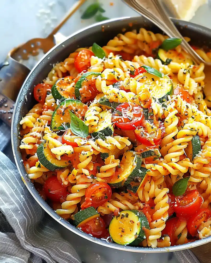 Best Weeknight Tomato Zucchini Pasta
