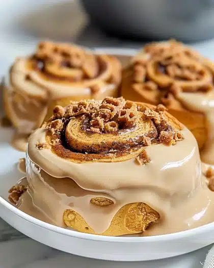 Biscoff Cookie Butter Cinnamon Rolls Recipe