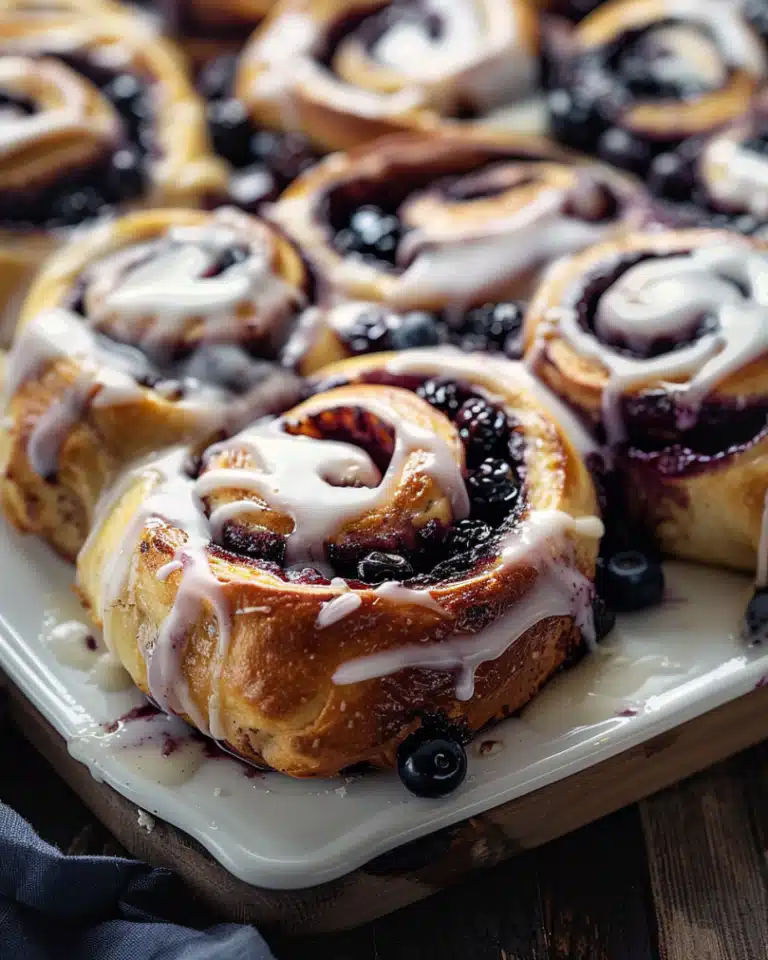 Blueberry Cinnamon Rolls
