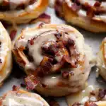 Bourbon Maple Bacon Cinnamon Rolls