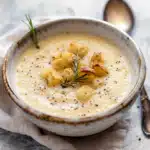 Roasted Garlic Potato Soup
