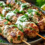 Chicken Kofta with Garlic Yogurt Sauce Recipe