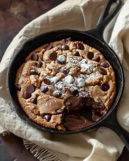 Chocolate Chip Skillet Cookie