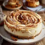 Cinnamon Roll Honeybun Cheesecake