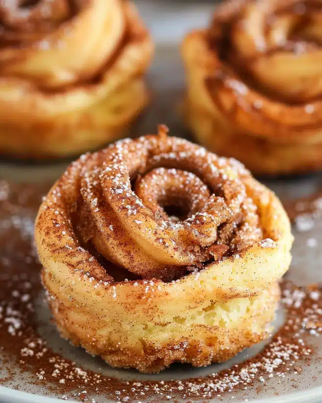 Cinnamon Sugar Cruffins