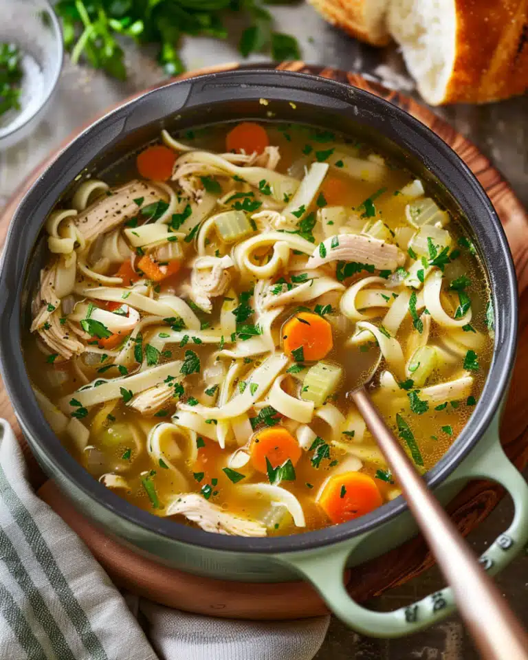 Cold Fighting Chicken Noodle Soup