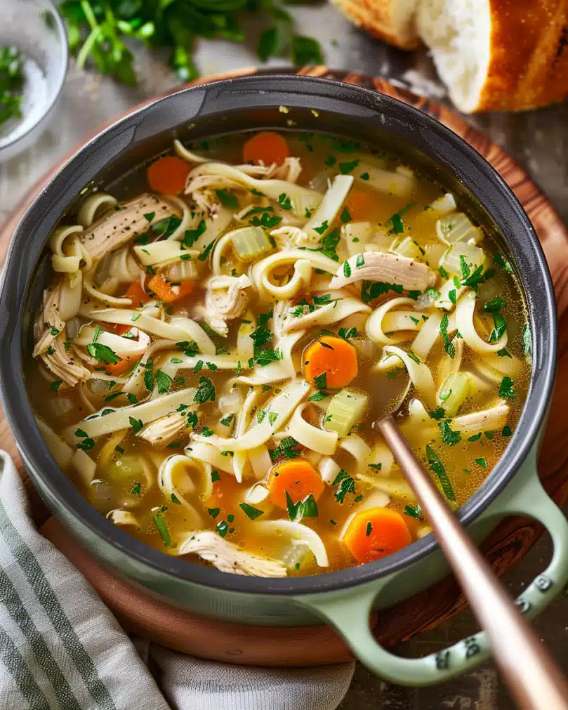 Cold Fighting Chicken Noodle Soup