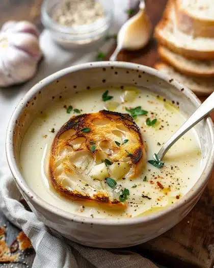 French Garlic Soup