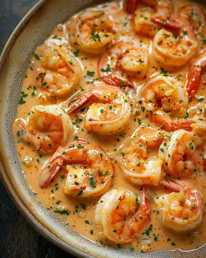 Creamy Garlic Shrimp