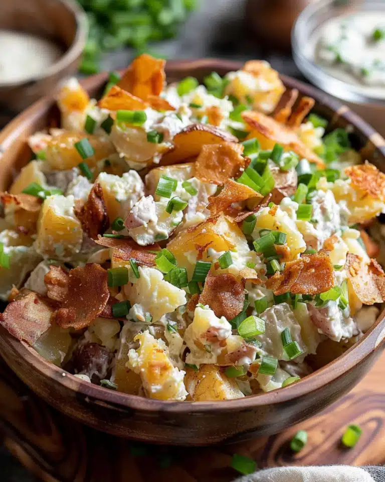 Crispy Smashed Potato Salad