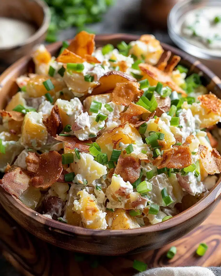 Crispy Smashed Potato Salad