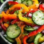 Cucumber Sweet Pepper Salad