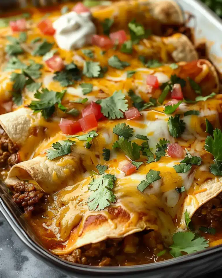 Ground Beef Enchiladas Recipe