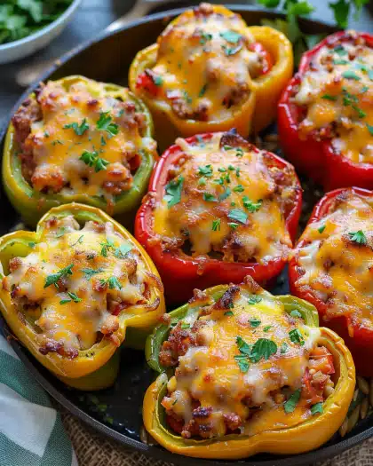 Easy Stuffed Bell Peppers