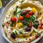 Greek Style Loaded Hummus