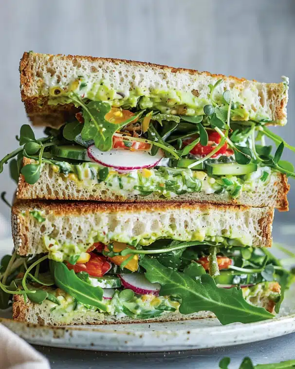 Green Goddess Salad Sandwich