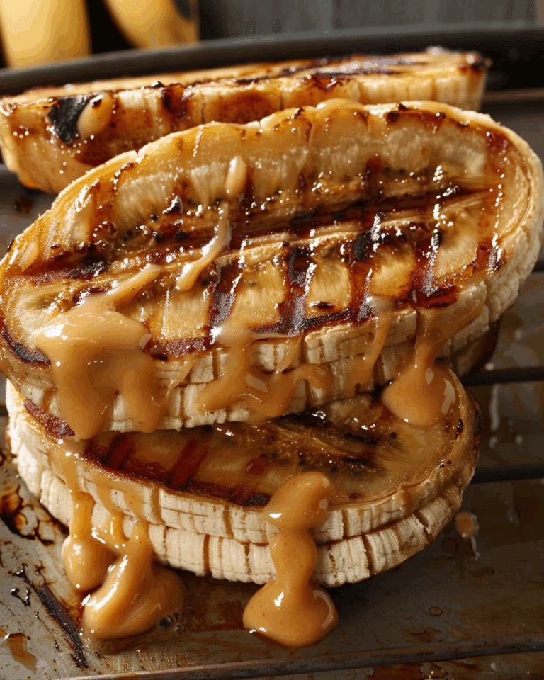 Grilled Peanut Butter & Banana Sandwich