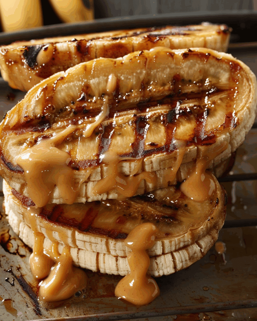 Grilled Peanut Butter & Banana Sandwich