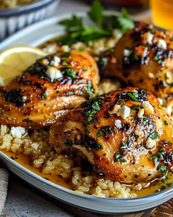 Hot Honey Feta Chicken