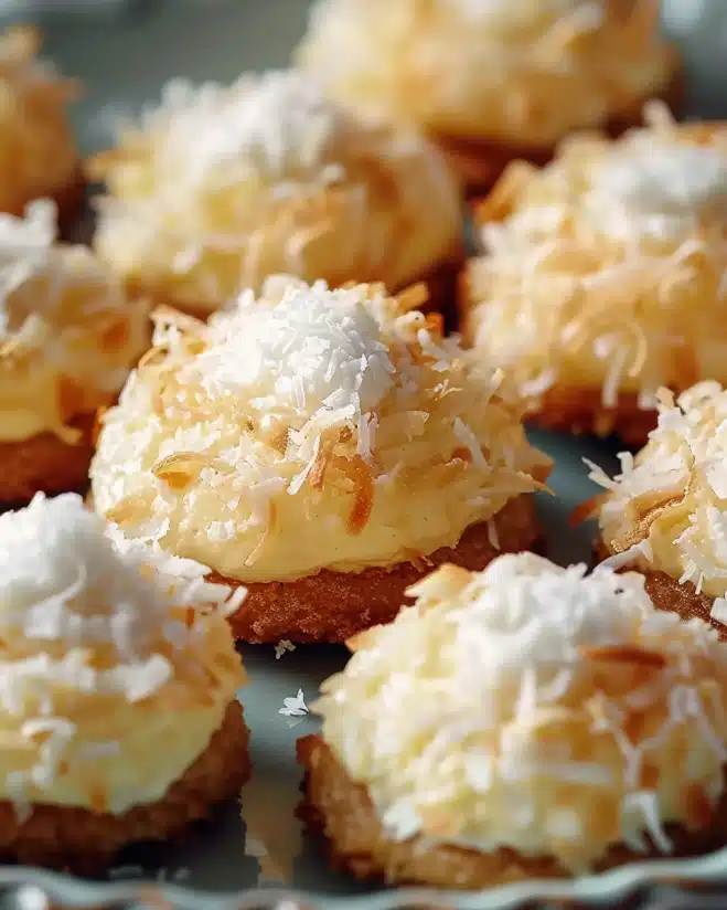 Lemon Coconut Cheesecake Cookies