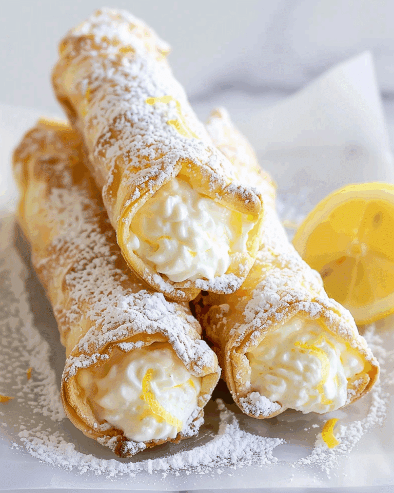 Lemon Meringue Pie Cannoli