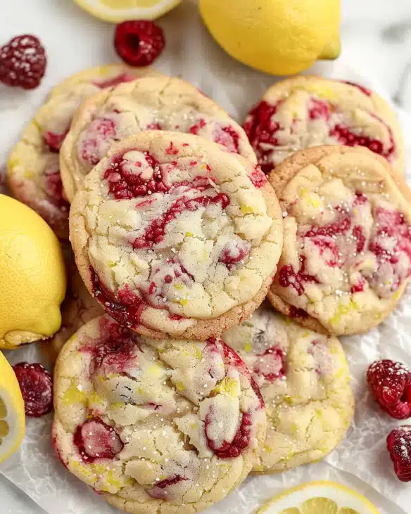 Raspberry Lemon Cookies