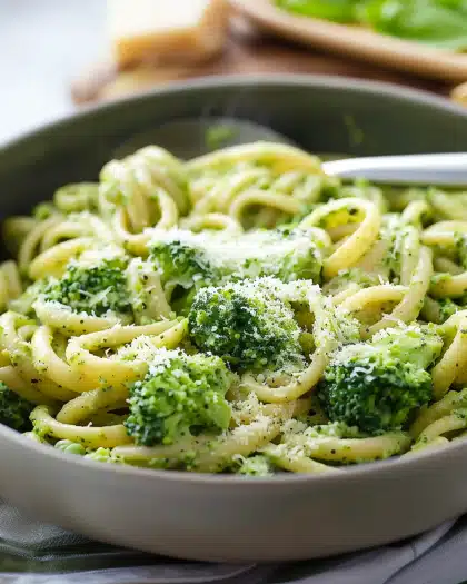 Light and Healthy Broccoli Pasta