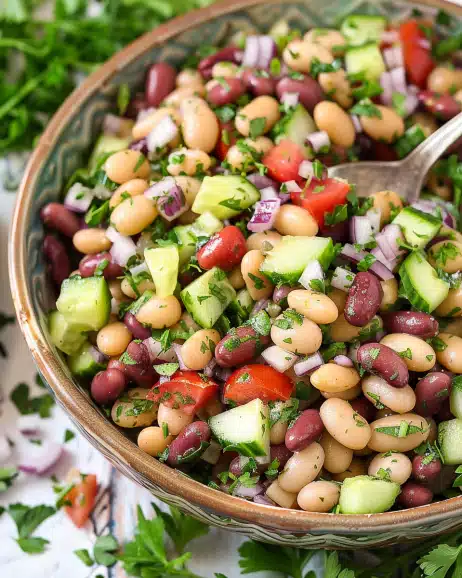 Mediterranean Bean Salad