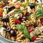 Mediterranean Chicken Pasta Salad