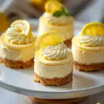 Mini Lemon Cheesecakes