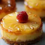 Mini Pineapple Upside-Down Cheesecakes