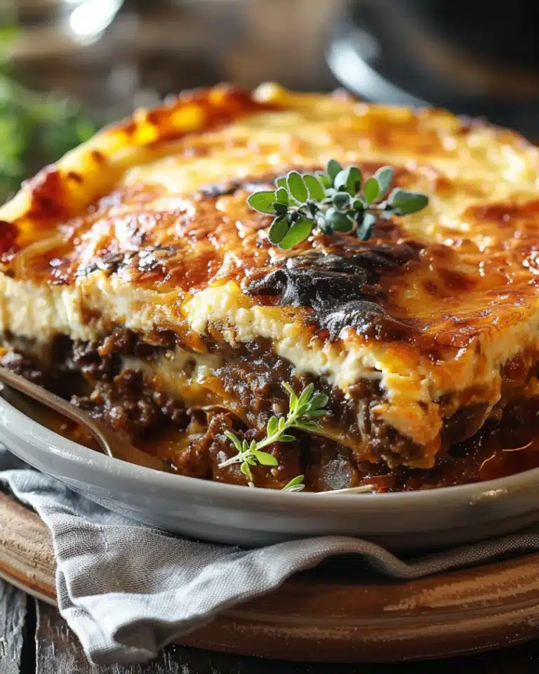 Outrageously Delicious Greek Moussaka