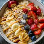 Peanut Butter Breakfast Oatmeal Bowl