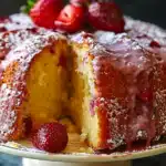 Pineapple Strawberry Pound Cake Recipe