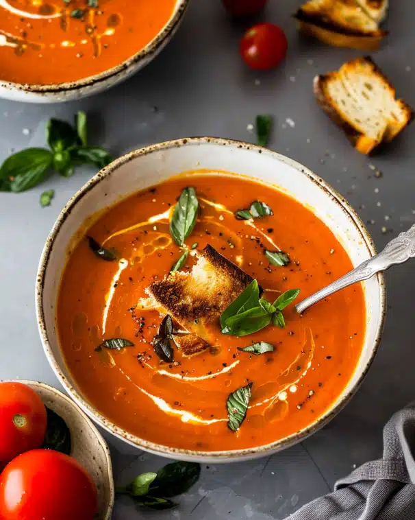 Easy Roasted Tomato Soup Recipe
