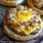 Sausage, Egg, and Cheese Breakfast Bagels