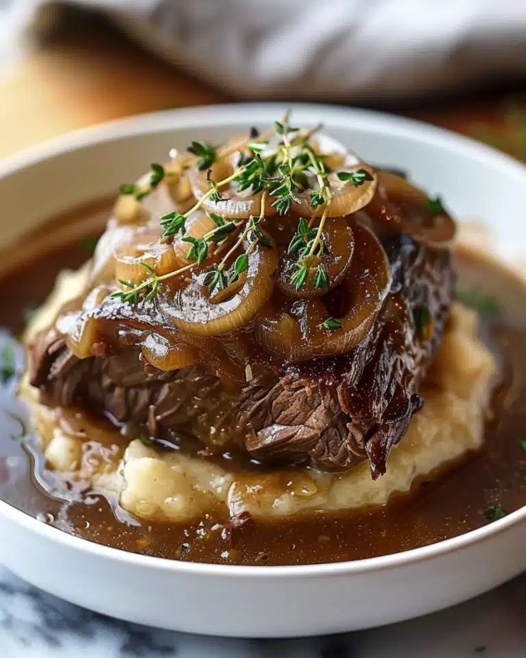 Savory French Onion Pot Roast Recipe for Comfort Food Lovers